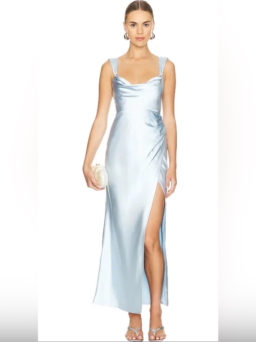 Runaway the Label Light Blue Havana Maxi Dress - Size Small